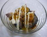 お弁当！サバのカレーマヨ和え作り方1写真