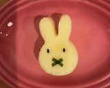 りんご型抜き＊鳥さん作り方8写真