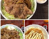 ラー油＆マヨin生姜焼き丼♪お弁当にも作り方7写真