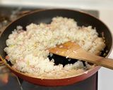 シンプルすぎる！ハムと卵、ねぎだけ炒飯作り方8写真