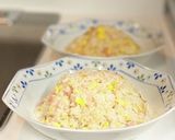 シンプルすぎる！ハムと卵、ねぎだけ炒飯作り方10写真