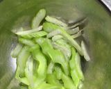 セロリキムチ〜2分で今日のおつまみ作り方1写真