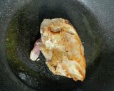 鶏むね肉とニラの中華風パスタ作り方3写真