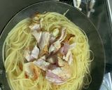 鶏むね肉とニラの中華風パスタ作り方9写真