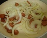 ウィンナーと玉葱のコンポタパスタ作り方3写真