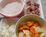 簡単肉じゃが～味付けはめんつゆだけ作り方1写真