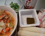 具だくさん煮込みそうめん(カレー味)作り方1写真