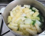 白菜・豆腐のふわ甘お味噌汁♪作り方3写真