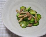 胡瓜としめじの酢の物♪しめじ香る♪作り方5写真