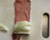 簡単、豚ロースの豆腐巻き。作り方2写真
