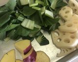 肉巻きエリンギと秋野菜の甘辛炒め作り方2写真