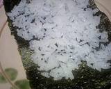 朝ごはんにも♪鮭フレークと青じそ手巻き✿作り方1写真