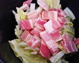 ホットクックで白菜とベーコンのこっくり煮作り方1写真