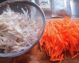 味の染みたきんぴらゴボウ作り方1写真