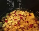 コンソメバター醤油香る！さつまいもご飯作り方4写真