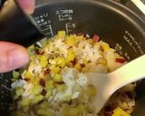 コンソメバター醤油香る！さつまいもご飯作り方5写真