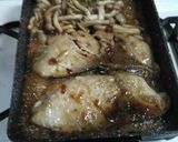ぶりのピリ辛照り焼き♪しめじも加えて♪作り方5写真