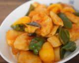 鶏胸肉の彩りスイートチリソース煮作り方7写真