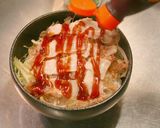 広島風お好み焼き風丼作り方3写真