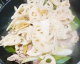 レンコンと豚肉の炒め煮作り方6写真