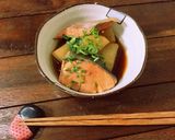 ⁑すき焼きのたれで、簡単♡鮭大根⁑作り方5写真