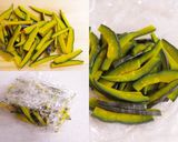 かぼちゃの皮とチーズのたまご焼き作り方1写真