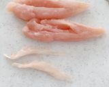 ヘルシーなササミのシソ巻き味噌風味♪作り方1写真