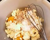豆腐が入った卵のカサ増しふわふわ三色丼✨作り方1写真