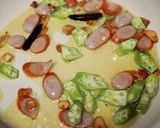 オクラとソーセージのペペロンチーノ作り方4写真