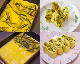 かぼちゃの皮とチーズのたまご焼き作り方7写真