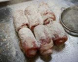 簡単！ミートロール☆焼きチーズ作り方2写真