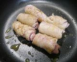 簡単！ミートロール☆焼きチーズ作り方3写真