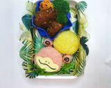 コダックとヤドンの仲良し弁当★作り方10写真