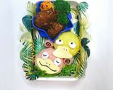 コダックとヤドンの仲良し弁当★作り方11写真