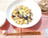 茄子と鶏そぼろあんかけ作り方5写真