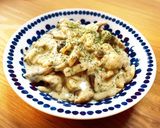 鶏肉とキノコのクリーム煮作り方9写真