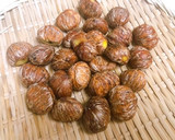 栗の渋皮の素揚げ（味醂シロップ＆塩風味）作り方6写真