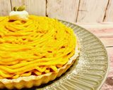 ハロウィンにも！かぼちゃモンブランタルト作り方24写真