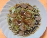 夜食にレンチンで半玉焼きそば：美味！作り方4写真