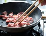 豚しゃぶ風ごまドレパスタ作り方3写真