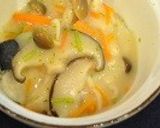 鰆の蒸し物　きのこの白味噌あんかけ作り方6写真