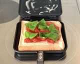 まるでピザ♪【ホットサンド(マルゲリータ作り方1写真