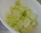 やみつき！レタスの中華風サラダ作り方1写真