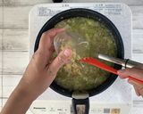 椎茸粉で春雨の中華風スープ作り方6写真