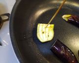 自炊飯　畳み豚バラ薄切りとなすの山芋がけ作り方4写真