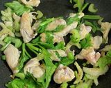 鶏むね肉とセロリのエスニックパスタ作り方6写真