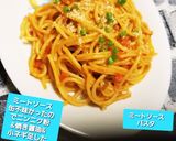 ミートソース缶アレンジパスタ♡作り方1写真
