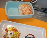 鬼滅の刃　煉獄杏寿郎　オブアート弁当！作り方4写真