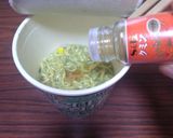 カップヌードル抹茶味アレンジ（カレー風味作り方1写真
