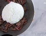 牛肉ガーリックライス作り方9写真